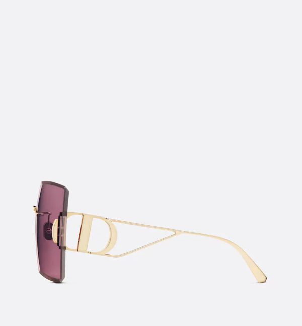 Burgundy Square Sunglasses 30MTS7U - 图片 3