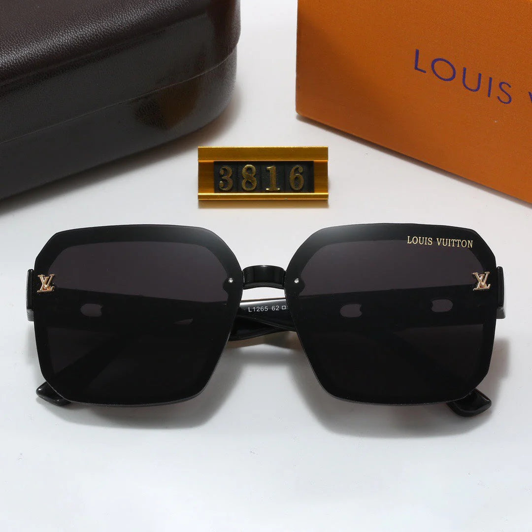 Full Logo Frame Sunglasses - 图片 9