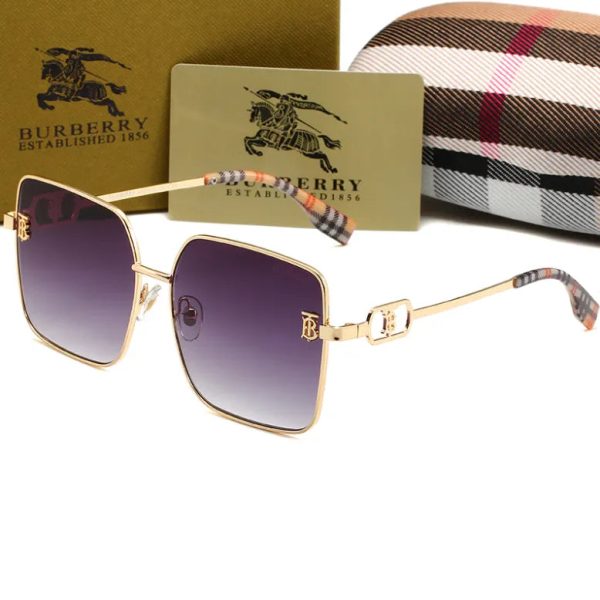 Retro Plaid HD Sunglasses - 图片 2