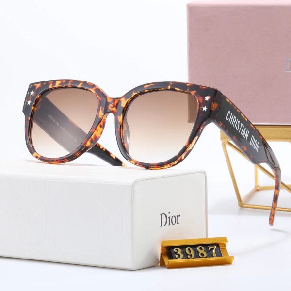 Fashionable Semi-circular Color Matching Sunglasses 3987 - 图片 6