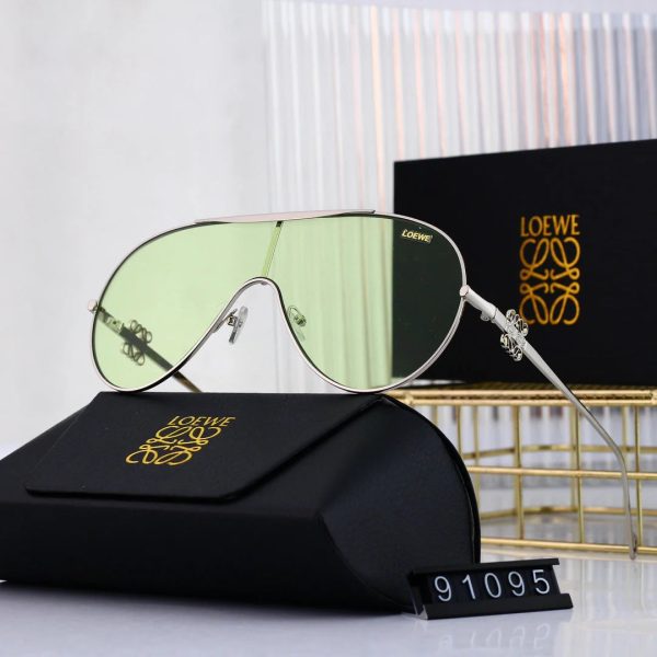 Oval round frame sunglasses - 图片 9