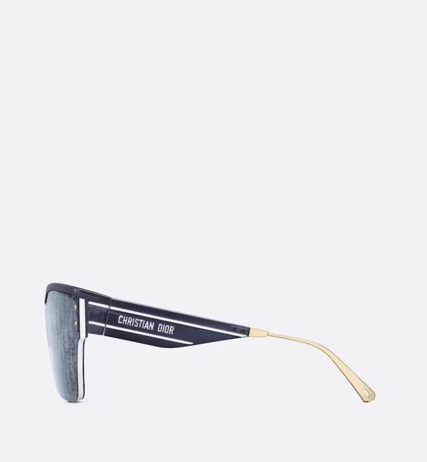 Blue D Oblique Mask Sunglasses CLUBM4U - 图片 3
