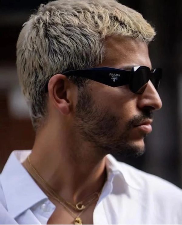 Polygonal Retro Unisex Sunglasses 8251 - 图片 5