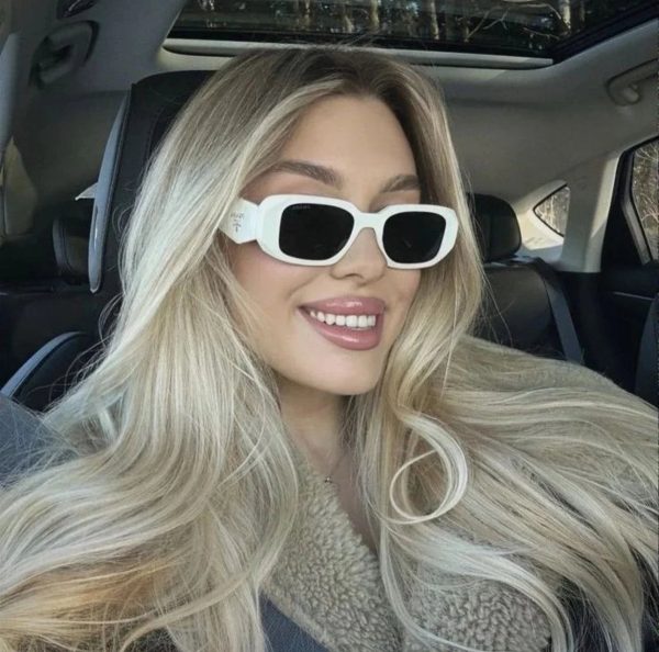 Polygonal Retro Unisex Sunglasses 8251 - 图片 3