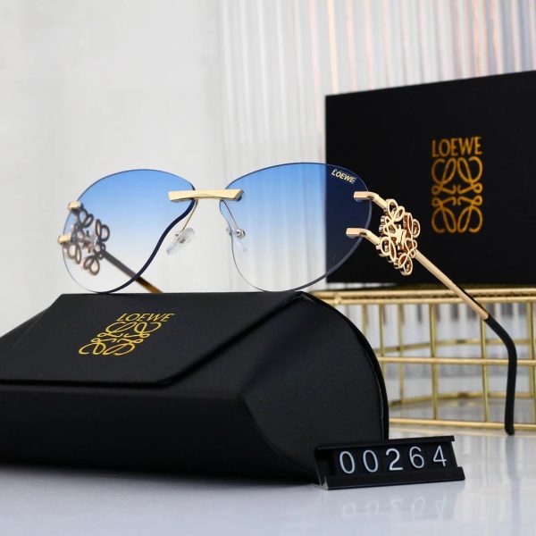 Metal temple gradient sunglasses 00264 - 图片 11