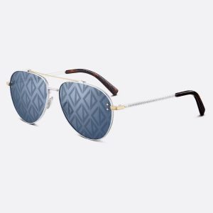 Blue Mirrored Pilot Sunglasses CDDMA1U
