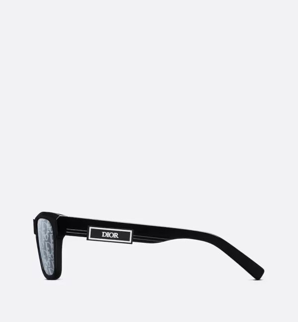 Black Rectangular Sunglasses DB23S1I - 图片 3