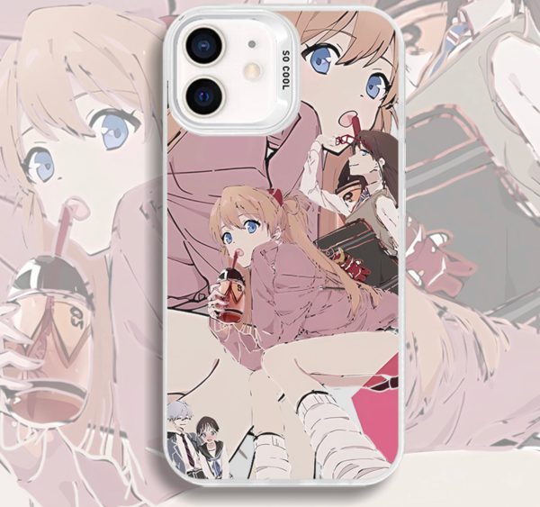 EVA: ASUKA SCHOOL GIRL ANIME PHONE CASE - 图片 2
