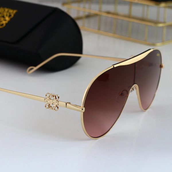 Oval round frame sunglasses - 图片 4