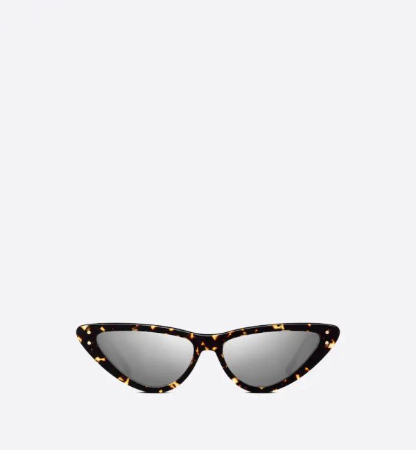 Yellow Tortoiseshell-Effect Butterfly Sunglasses MISDB4U - 图片 2