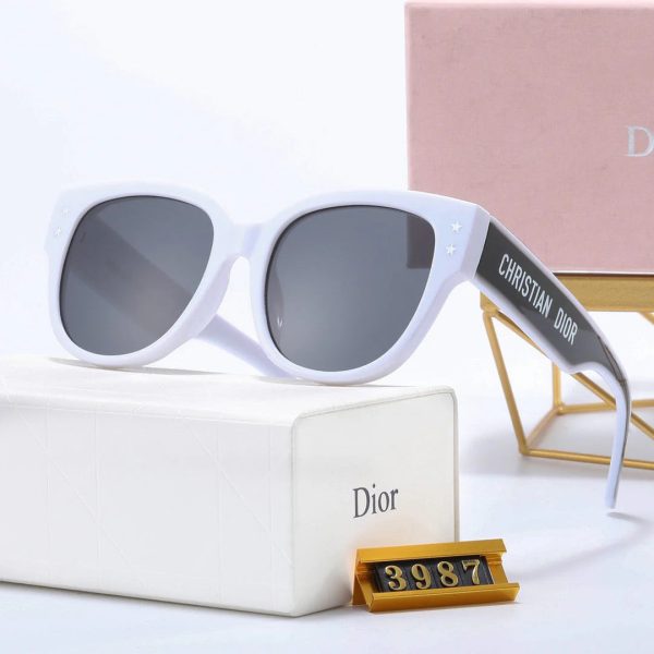 Fashionable Semi-circular Color Matching Sunglasses 3987 - 图片 7