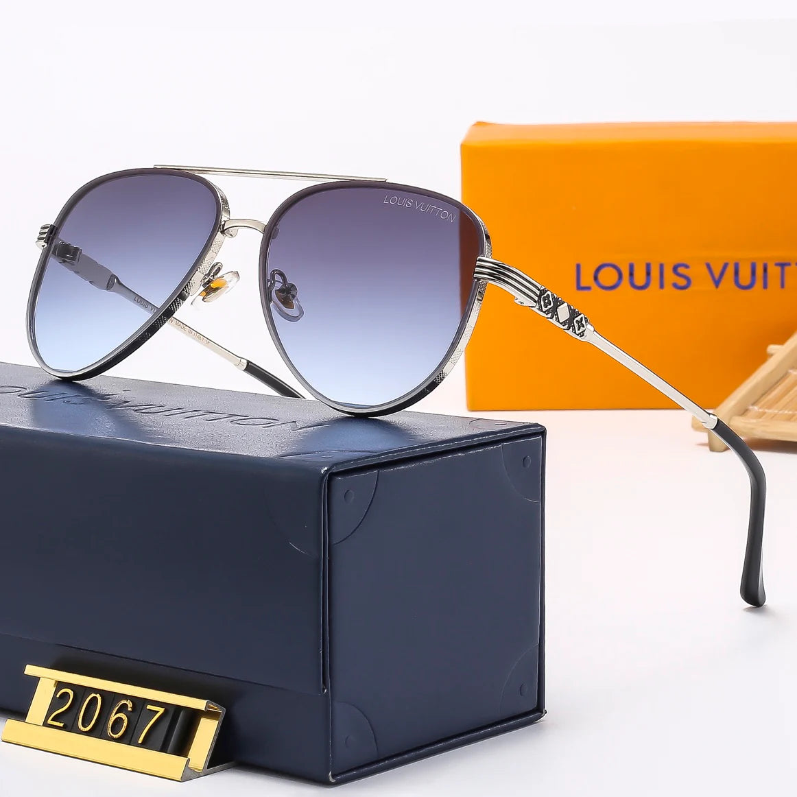 FASHION AVIATOR SUNGLASSES 2067 - 图片 9