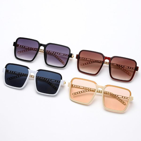 Big Square Frame Sunglasses - 图片 6