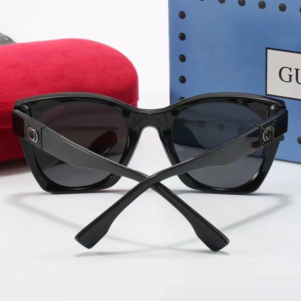 Square Round Frame Sunglasses - 图片 10