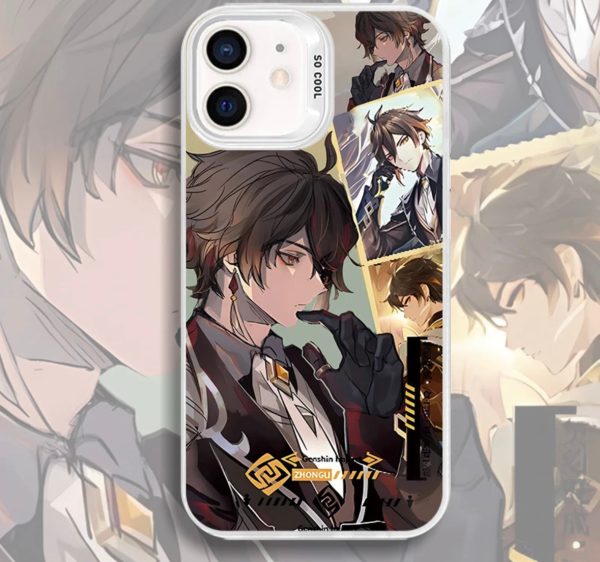 ZHONG LI ANIME PHONE CASE GENSHIN IMPACT - 图片 2