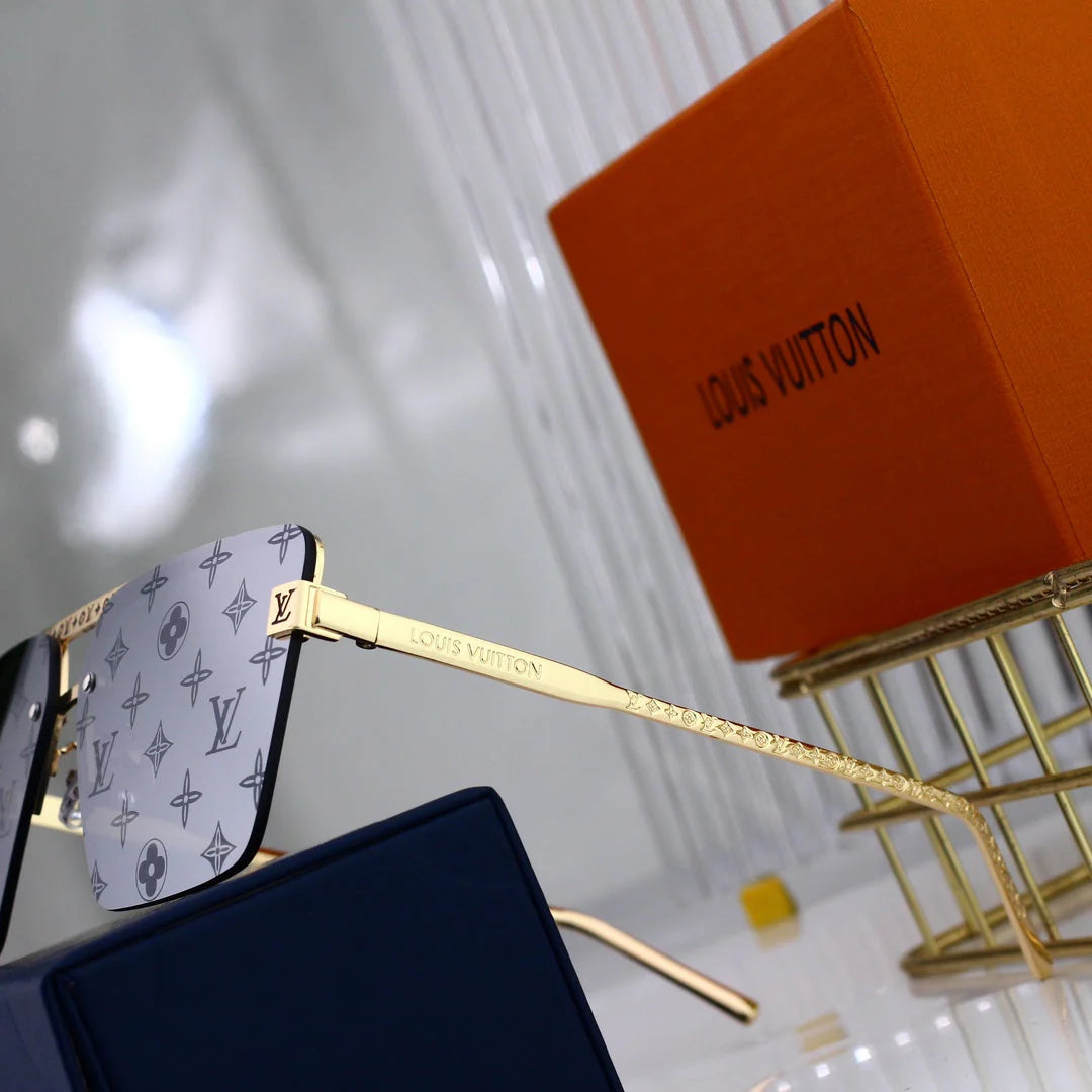 HD Metal Monogram Sunglasses H8825 - 图片 14