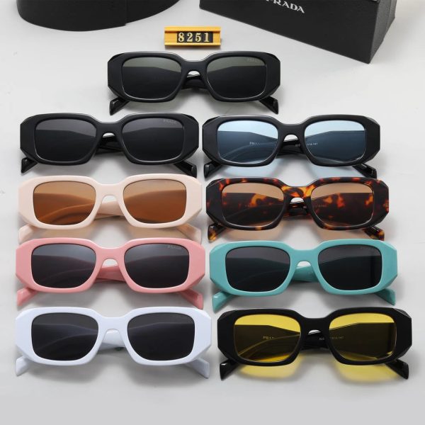 Polygonal Retro Unisex Sunglasses 8251 - 图片 22