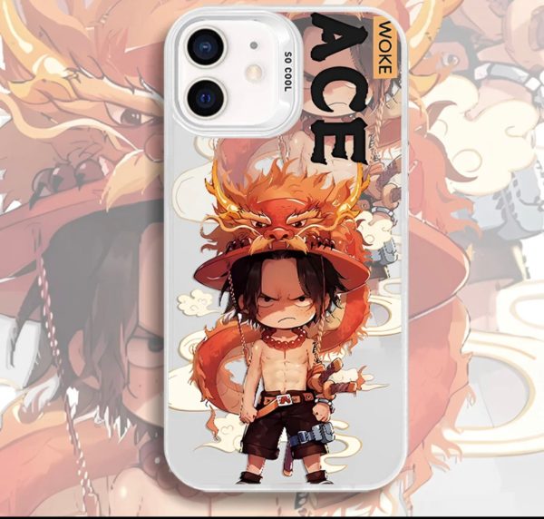 MINI ACE ONE PIECE ANIME ANIME PHONE CASE - 图片 2