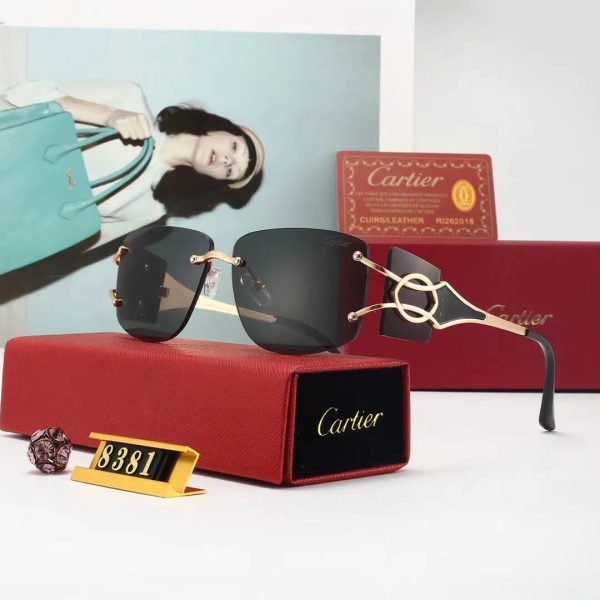 Novel HD Metal Sunglasses8381 - 图片 2