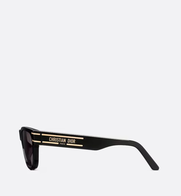 Black Rectangular Sunglasses DSGTS6U - 图片 3
