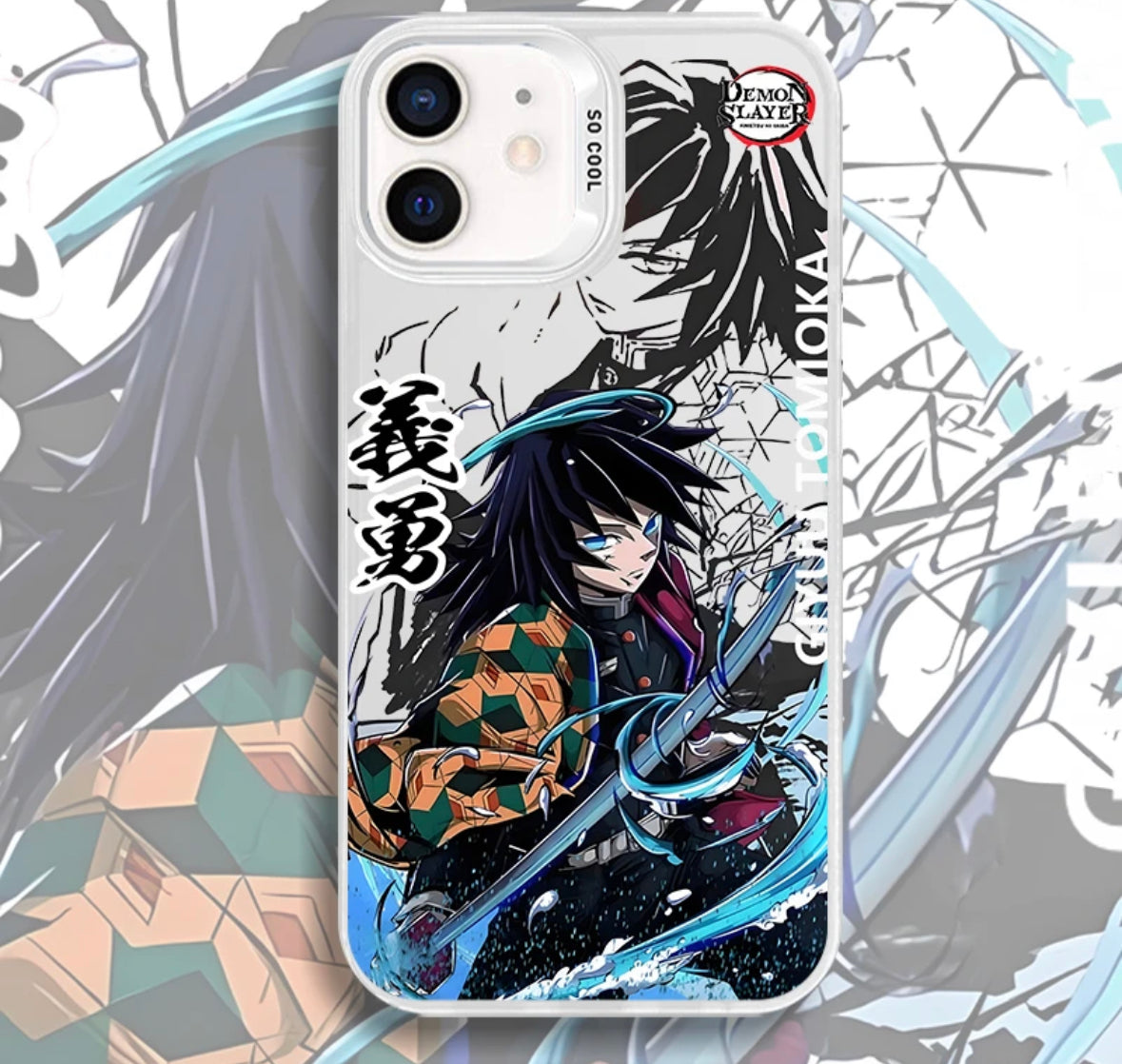 GIYU DEMON SLAYER ANIME PHONE CASE - 图片 2