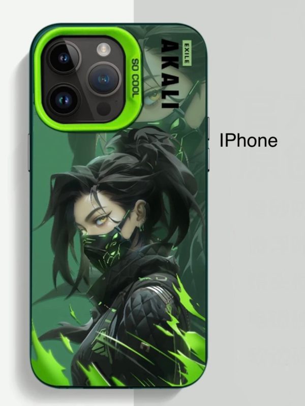 AKALI LEAGUE OF LEGENDS ANIME PHONE CASE - 图片 2