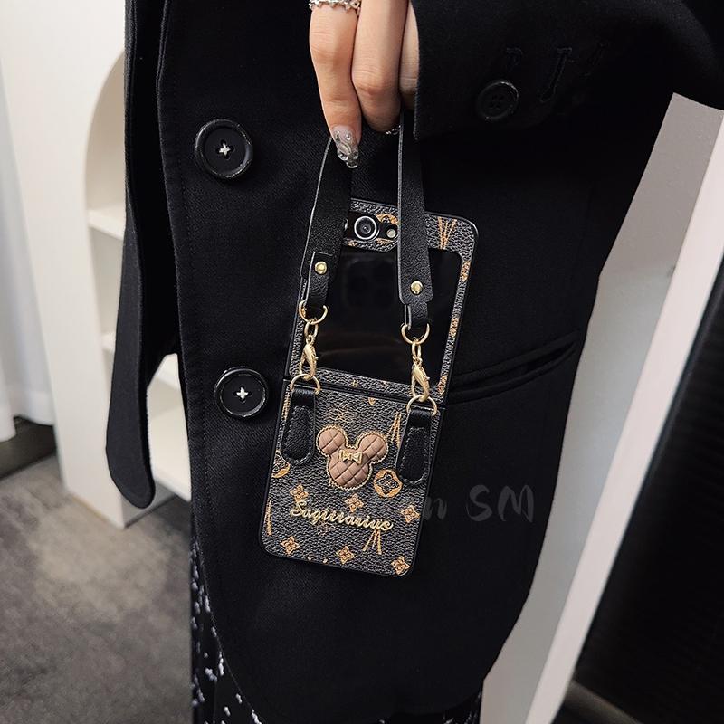 Samsung Luxury Leather Galaxy Z Flip 5/4/3 Case - 图片 2