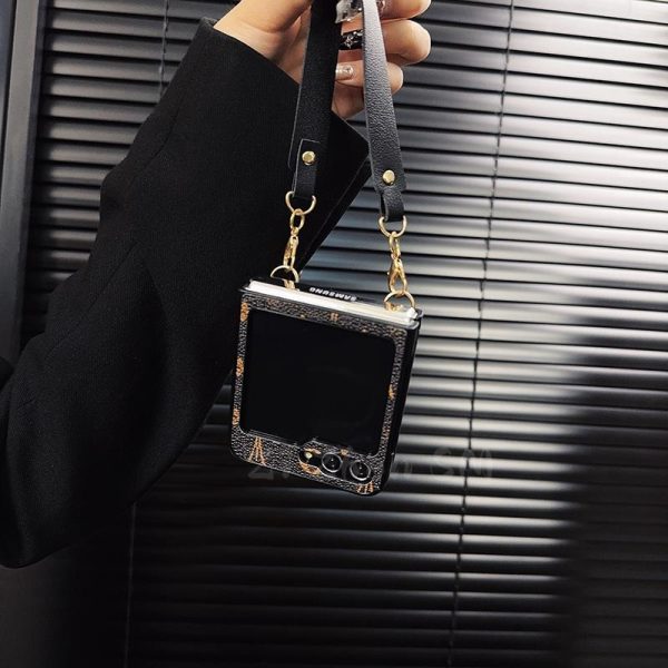 Samsung Luxury Leather Galaxy Z Flip 5/4/3 Case - 图片 4