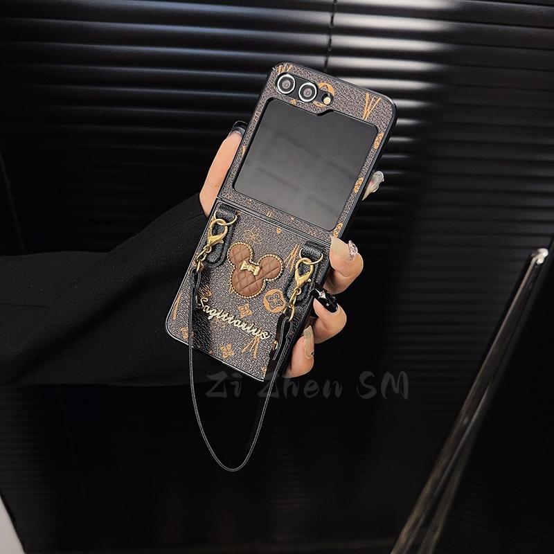 Samsung Luxury Leather Galaxy Z Flip 5/4/3 Case - 图片 6
