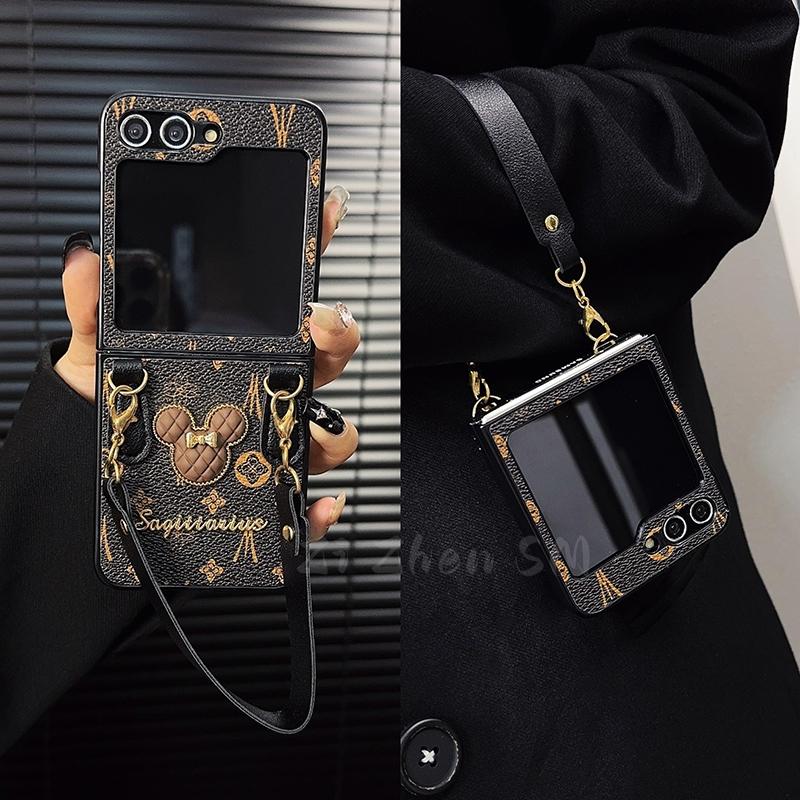 Samsung Luxury Leather Galaxy Z Flip 5/4/3 Case - 图片 8