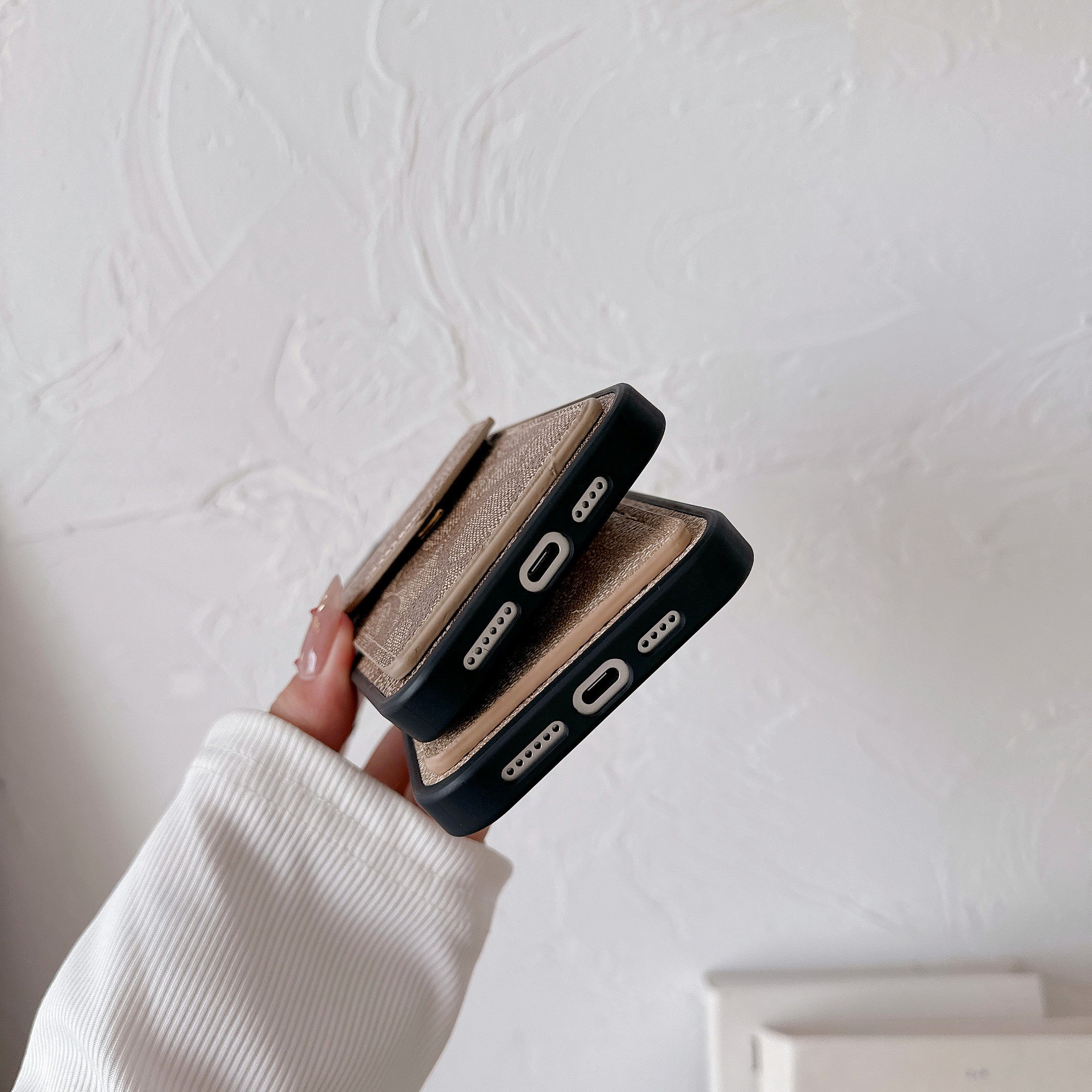 Coach iPhone Case With Card Holder And Strap Light Brown -SJ240513 - 图片 5