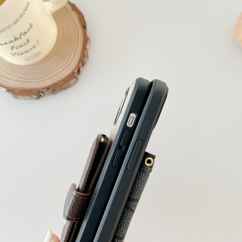 Coach iPhone Case With Wallet And Crossbody Strap Black -XK240402 - 图片 3