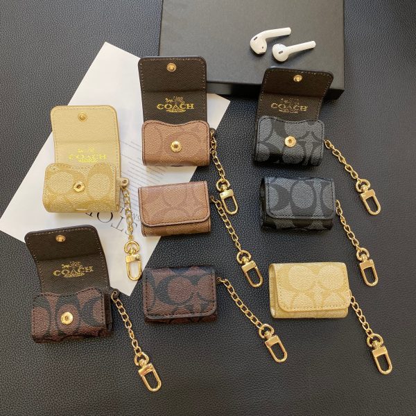 Luxury Coach AirPods Pro Cases Dark brown-YH240425 - 图片 4