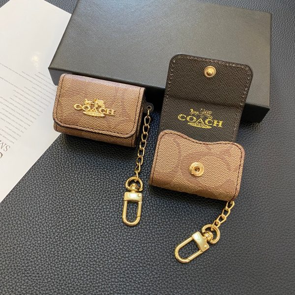 Luxury Coach AirPods Pro Cases Light Brown- LGK240425 - 图片 2