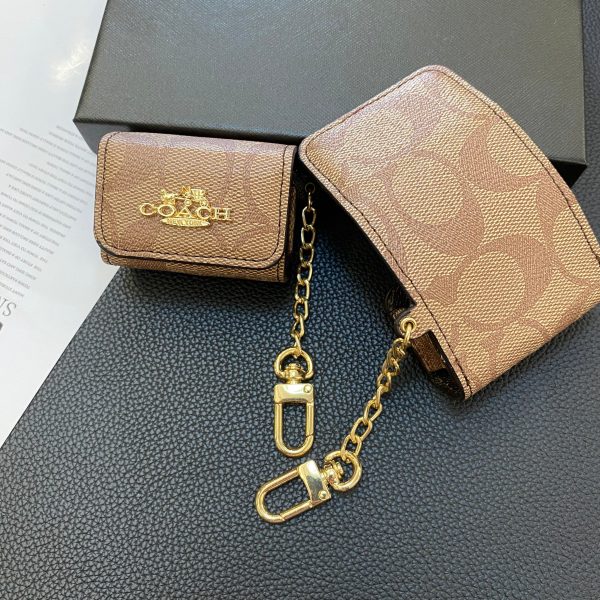 Luxury Coach AirPods Pro Cases Light Brown- LGK240425 - 图片 6