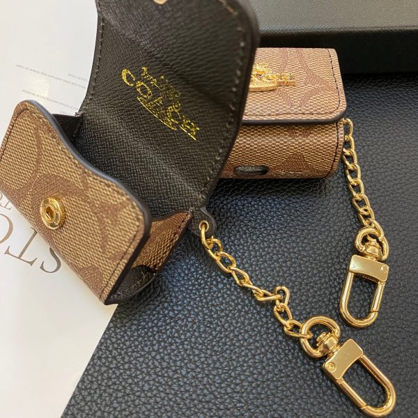 Luxury Coach AirPods Pro Cases Light Brown- LGK240425 - 图片 3