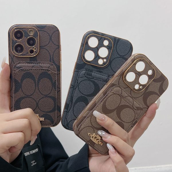 Coach iPhone Case With Card Holder Black  -KB241651 - 图片 6