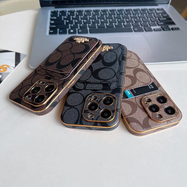 Coach iPhone Case With Card Holder Black  -KB241651 - 图片 5