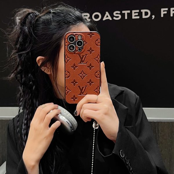 Lou Color Leather iPhone Case - 图片 2