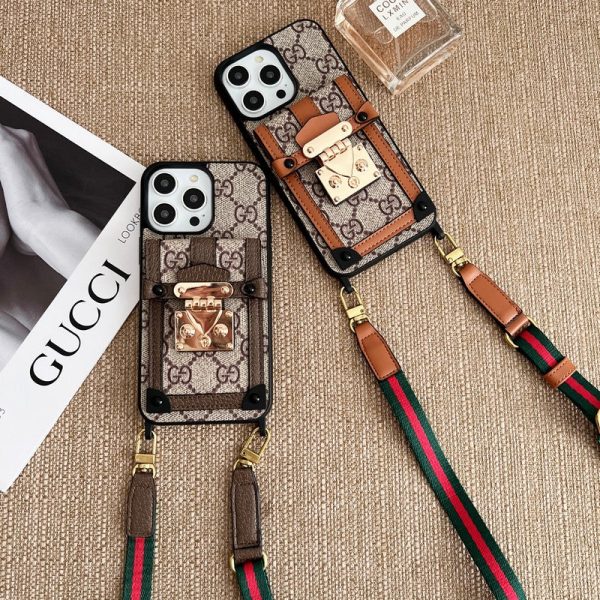 GG Card Bag Chain Classic iPhone Case - 图片 3