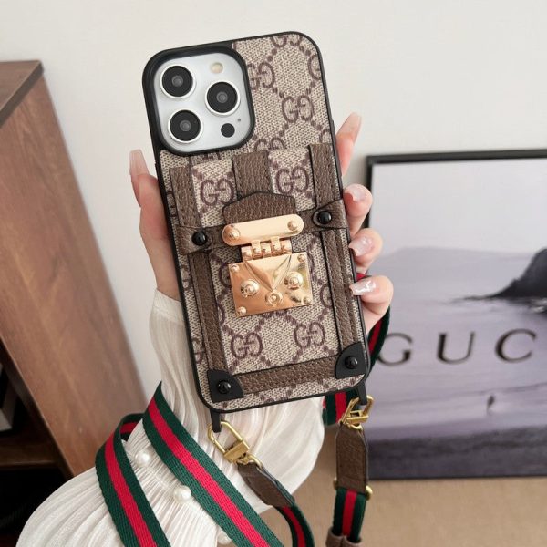 GG Card Bag Chain Classic iPhone Case - 图片 14