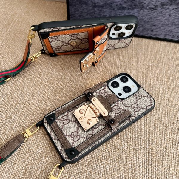 GG Card Bag Chain Classic iPhone Case - 图片 5