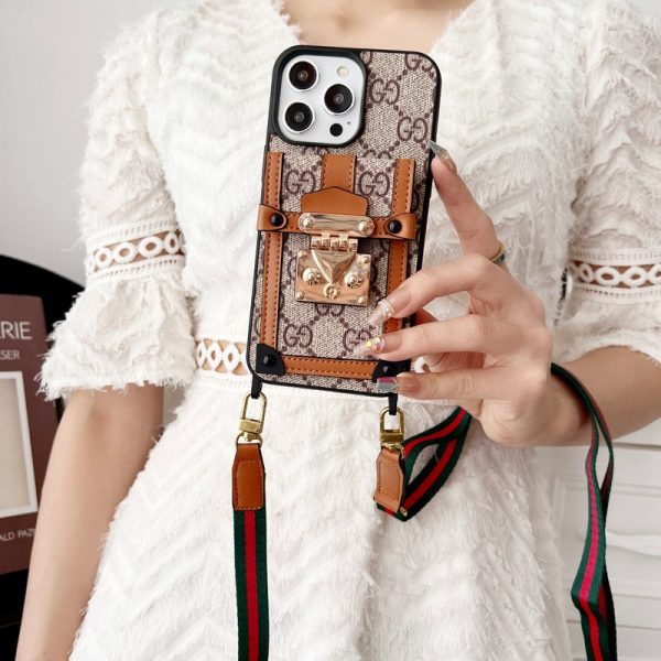 GG Card Bag Chain Classic iPhone Case - 图片 6