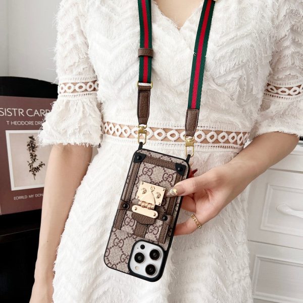 GG Card Bag Chain Classic iPhone Case - 图片 11