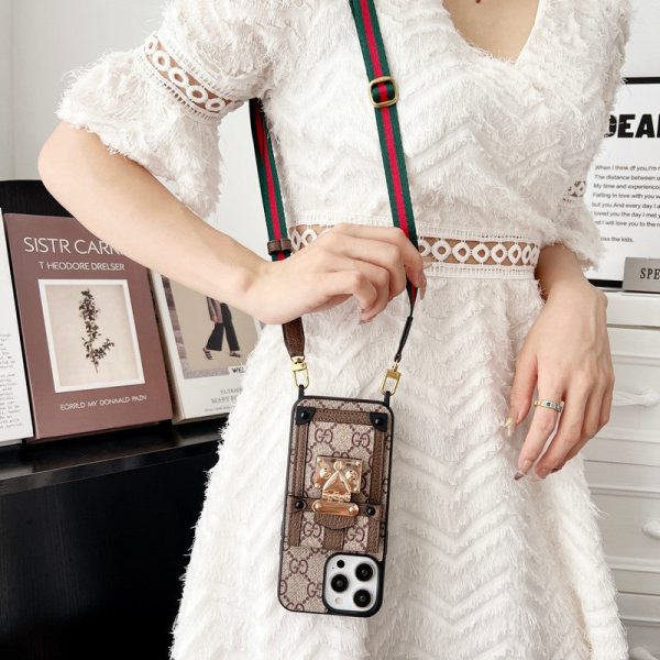 GG Card Bag Chain Classic iPhone Case - 图片 12