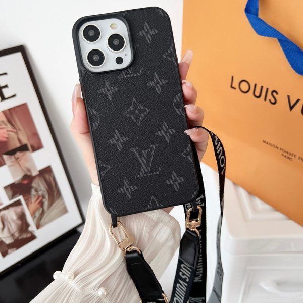 Lou Black & White Crossbody iPhone Case - 图片 8