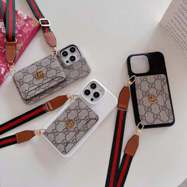 GG Card Bag Crossbody Classic iPhone Case - 图片 14