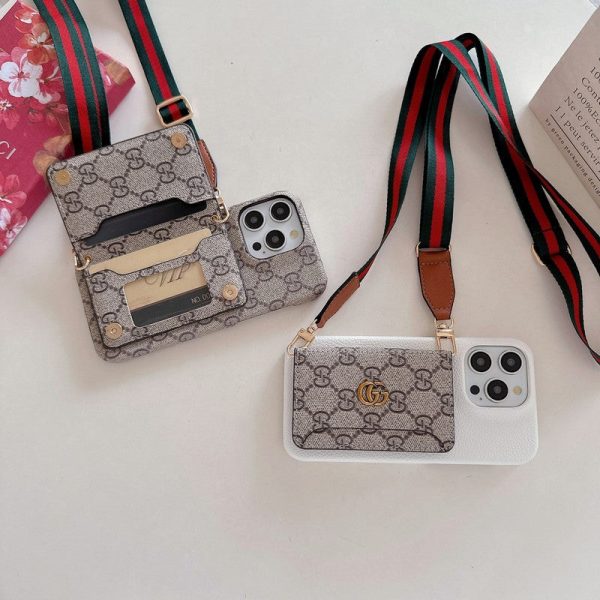 GG Card Bag Crossbody Classic iPhone Case - 图片 13
