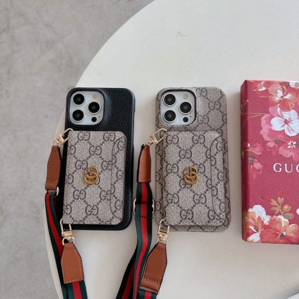 GG Card Bag Crossbody Classic iPhone Case - 图片 6
