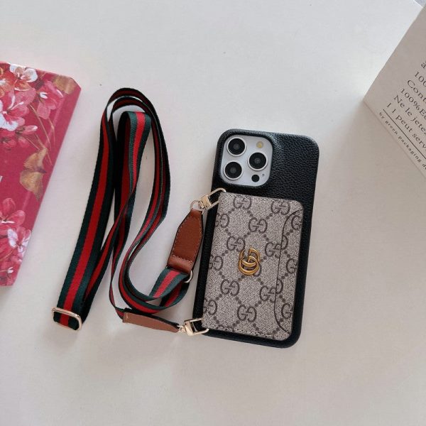 GG Card Bag Crossbody Classic iPhone Case - 图片 16